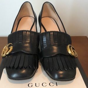 Gucci GG Marmont Mid Heel Pump